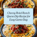 Cheesy Rotel Ranch Queso Recipe