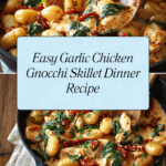 Garlic Chicken Gnocchi Skillet Recipe