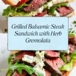 dwiches with Gremolata and Mustard Sauce Recipe