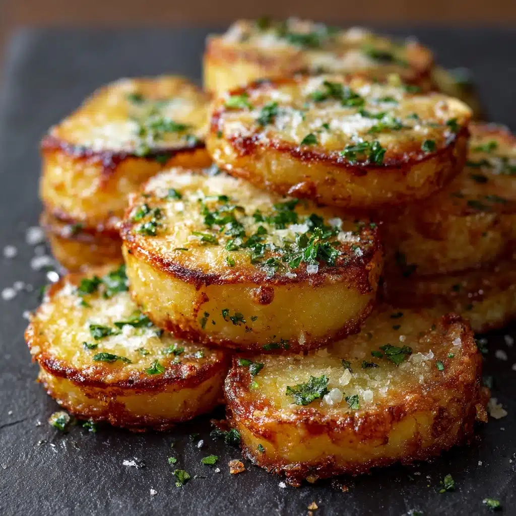 Mini Baked Parmesan Potato Rounds Recipe - Recipe Image