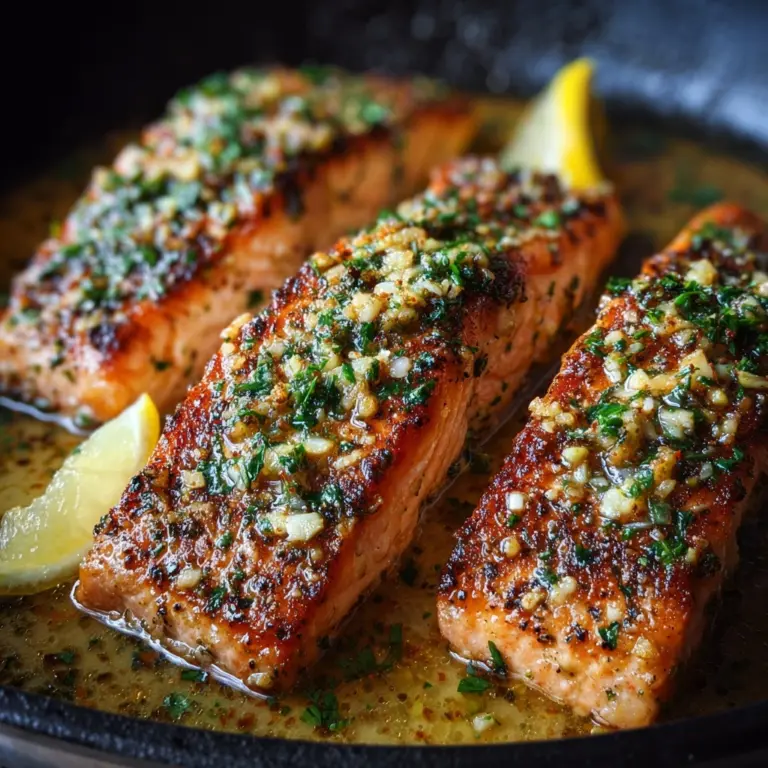 Lemon Butter Garlic Salmon Recipe