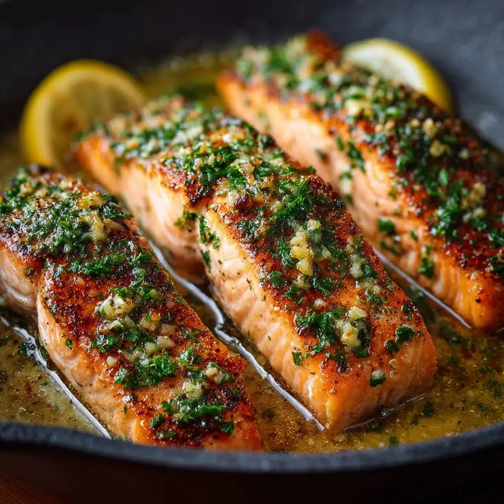 Lemon Butter Garlic Salmon Recipe - Recipe Image