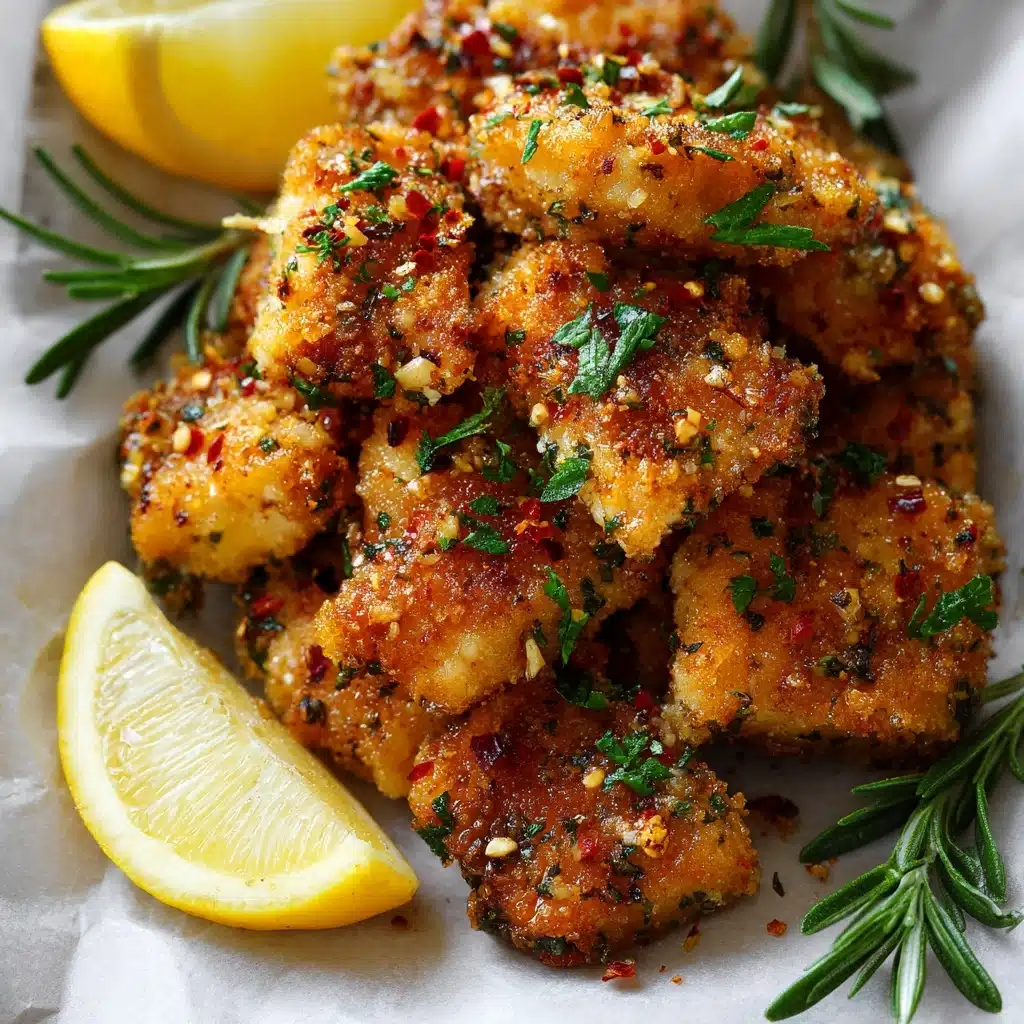 Lemon Garlic Chicken Bites Recipe - Recipe Image