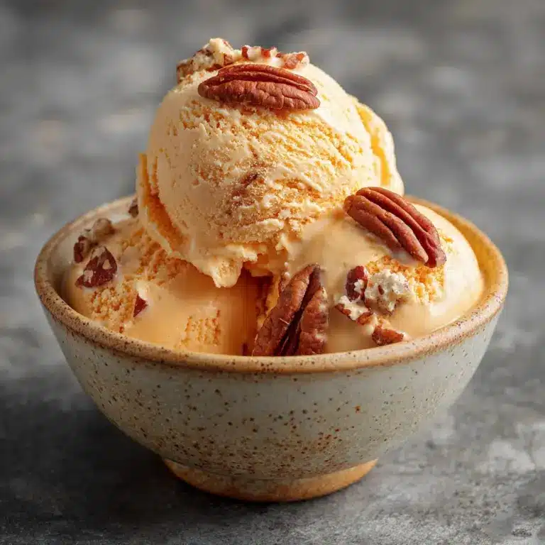 Pumpkin Pecan Frozen Yogurt Recipe