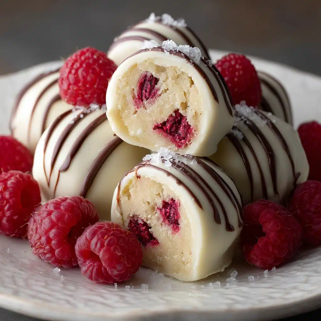 White Chocolate Raspberry Cheesecake Balls Recipe