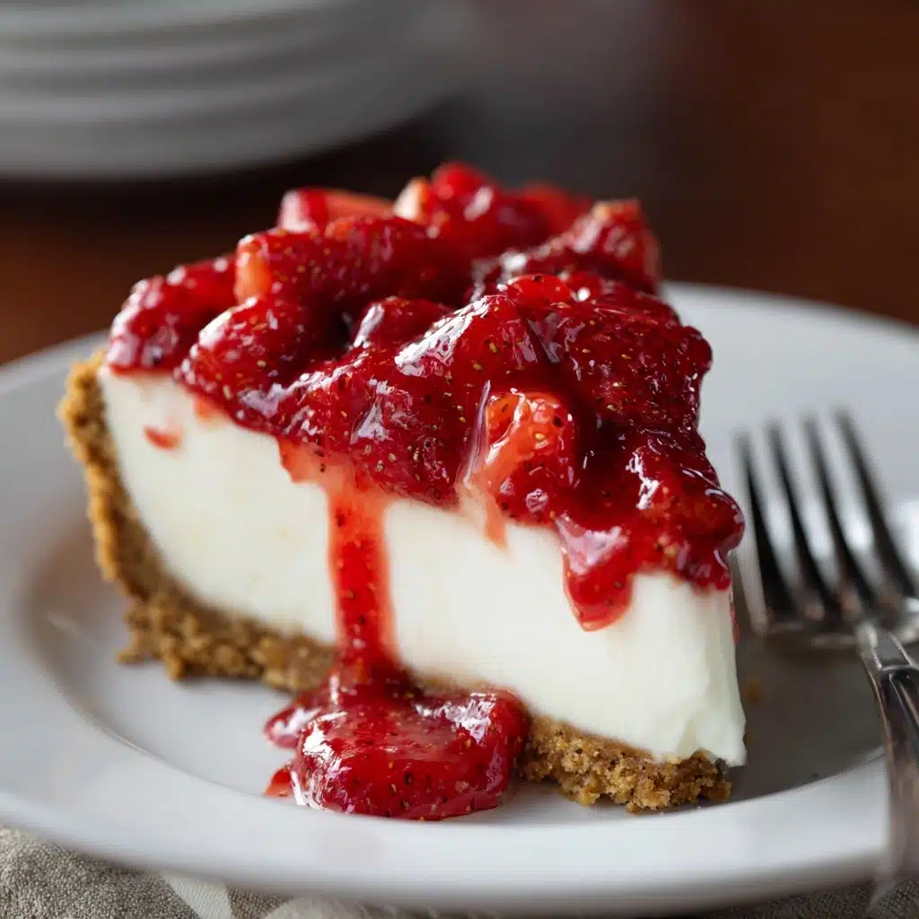 Strawberry Icebox Pie Recipe - Recipe Image