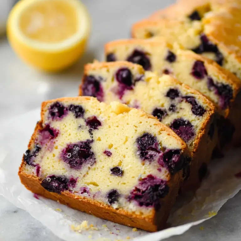 Vegan Lemon Blueberry Bread Recipe
