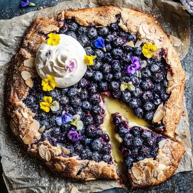 Blueberry Cheesecake Galette Recipe