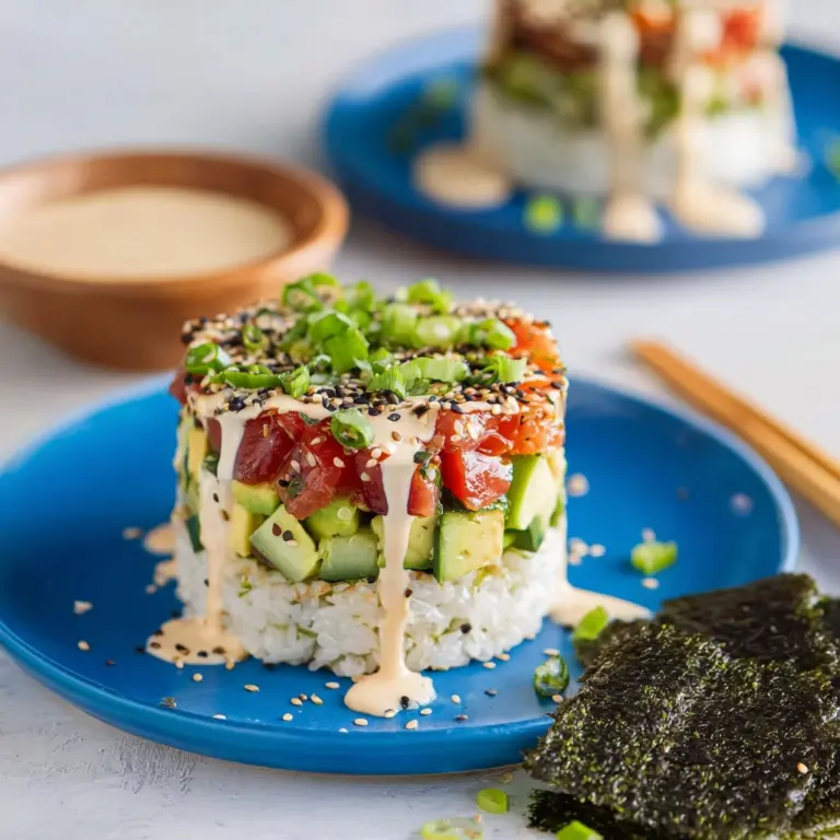 Quick & Easy Spicy Tuna Stack Recipe