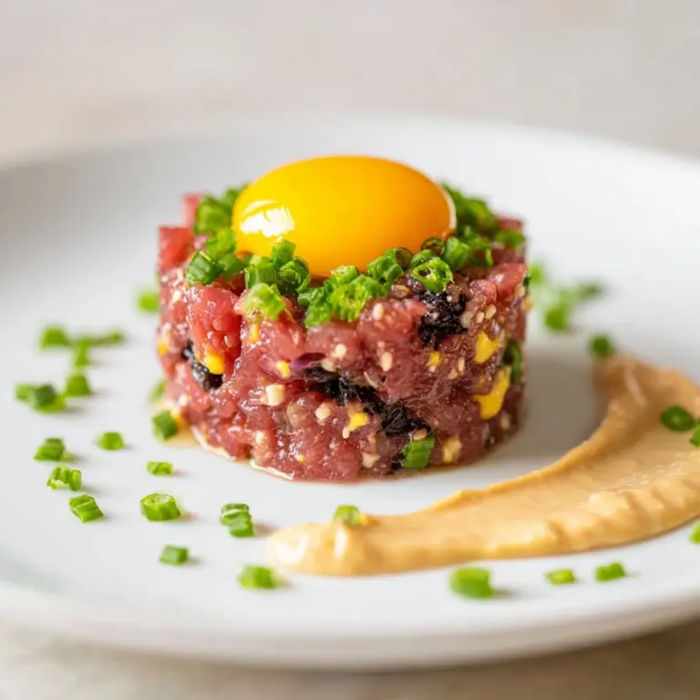 Spicy Beef Tartare Recipe