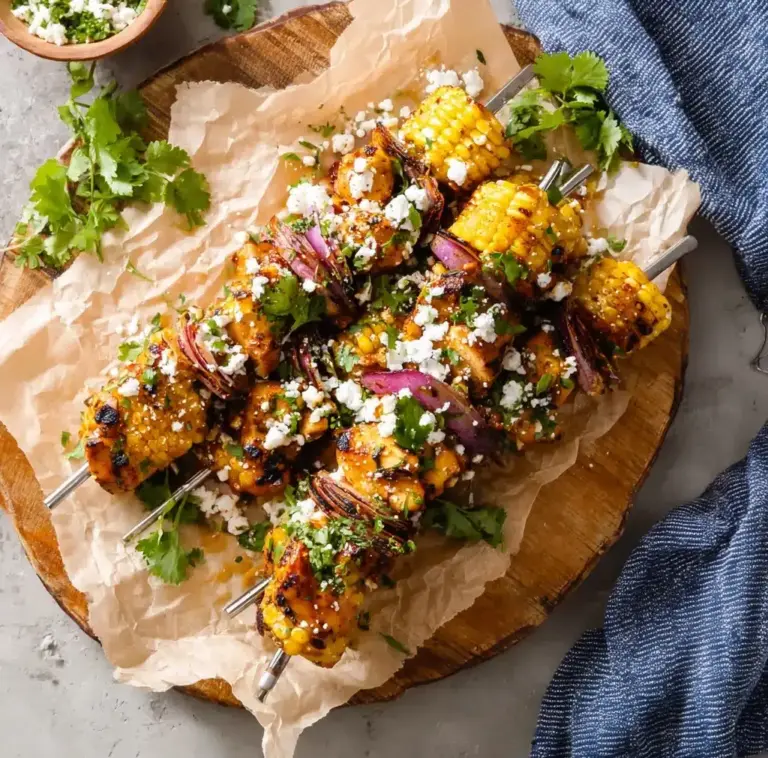 Grilled Chicken Kabobs With Vegetables Recipe
