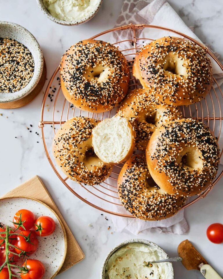 Easy High Protein Bagels with 5 Ingredients Recipe