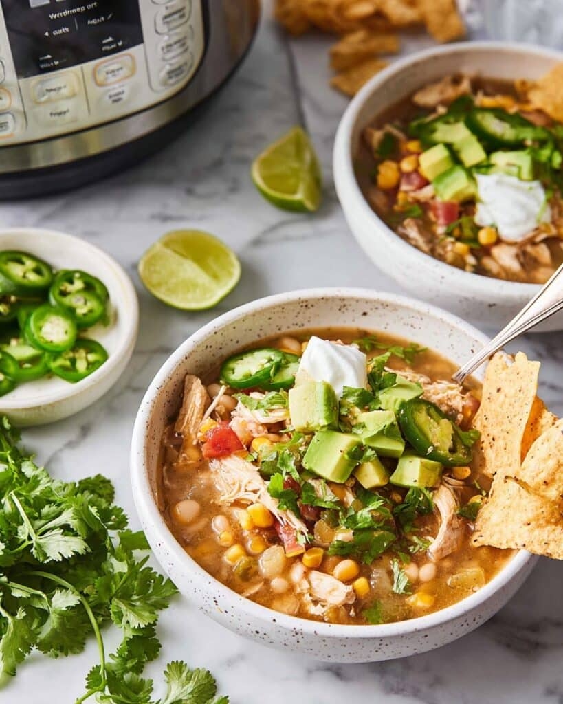 Instant Pot White Chicken Chili Recipe