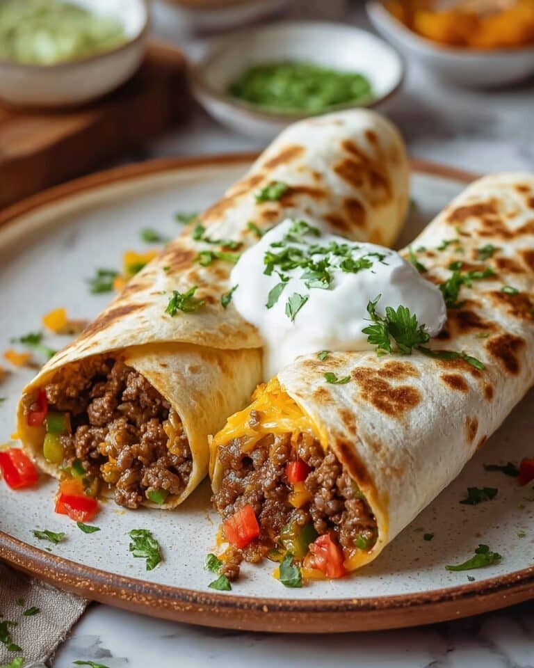 Taco Roll-Ups with Crispy Tortilla Shells Recipe