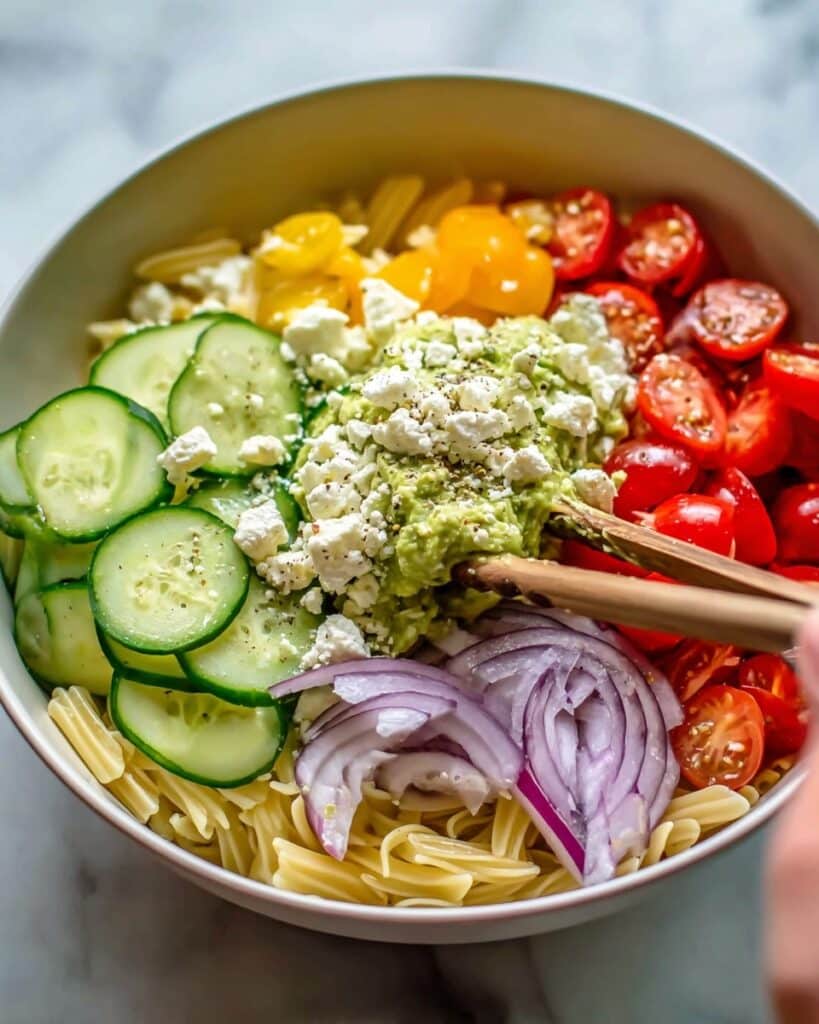 Avocado Pasta Salad Recipe