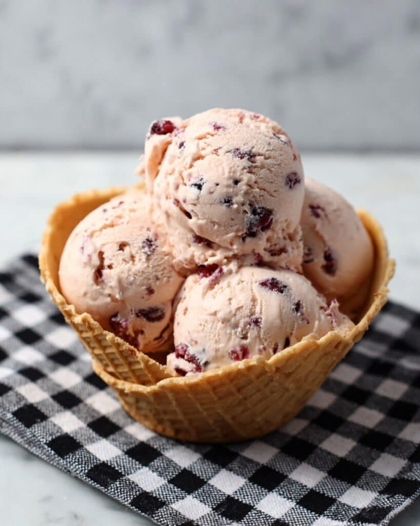 Cranberry Ice Cream Recipe