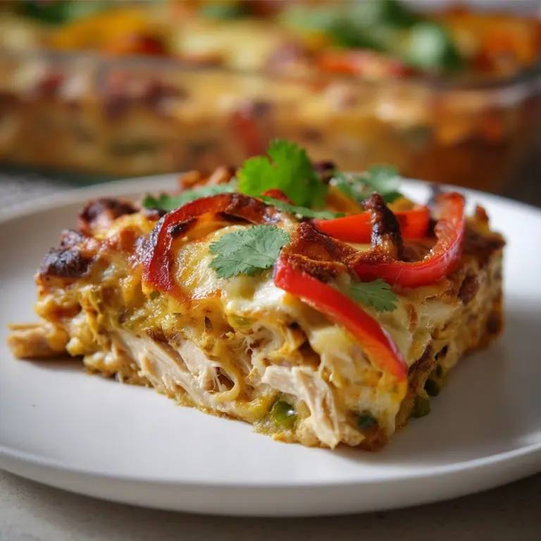 Chicken Fajita Casserole Recipe