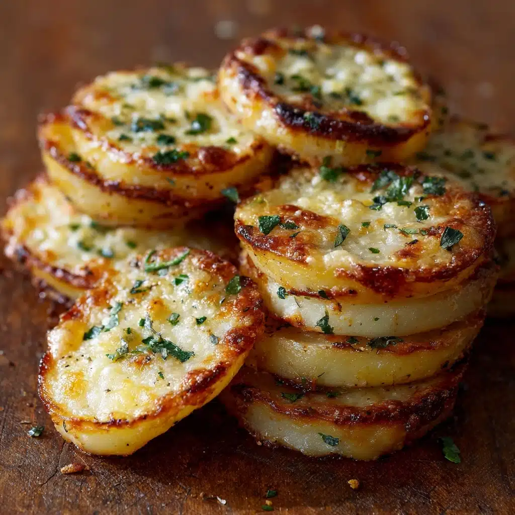 Mini Baked Parmesan Potato Rounds Recipe - Recipe Image