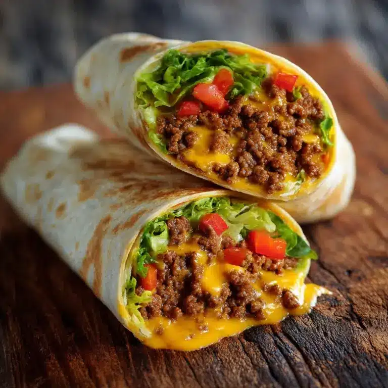 Nacho Cheese Beef Wrap Recipe