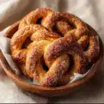 Pumpkin Cinnamon Sugar Soft Pretzels Recipe