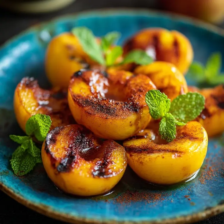 Air Fryer Peaches With Cinnamon Recipe