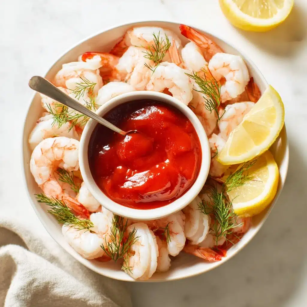 Poached Shrimp Cocktail Recipe