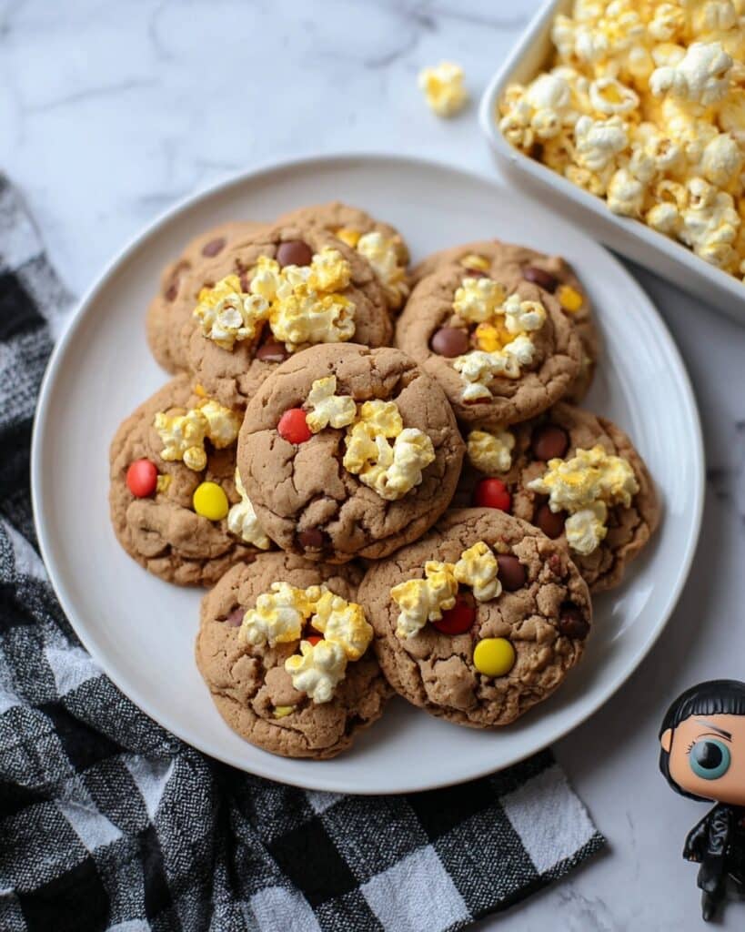 Reese’s Movie Cookies with Popcorn Topping Recipe