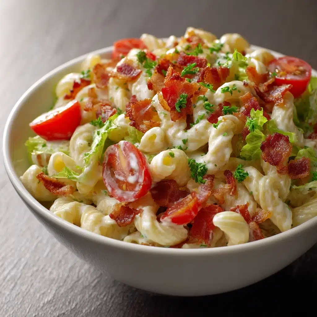 BLT Macaroni Salad Recipe - Recipe Image