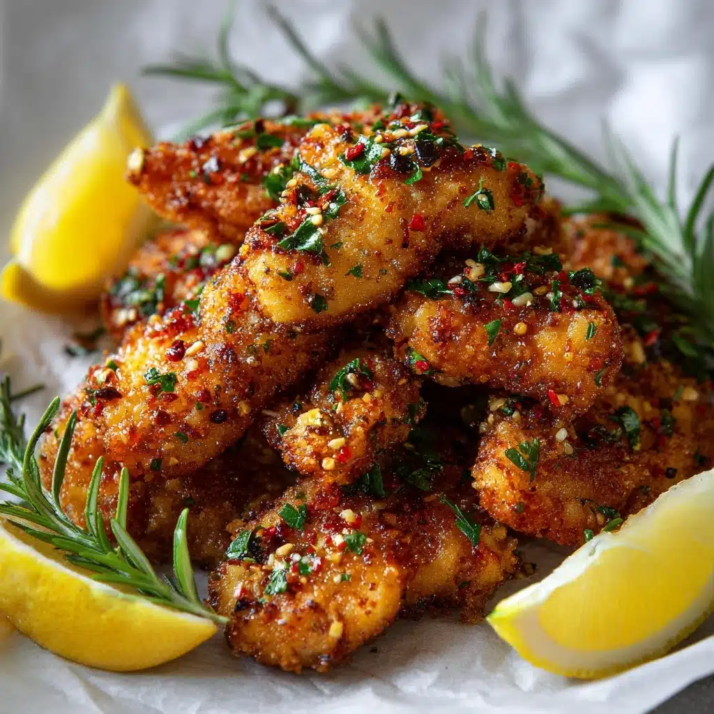 Lemon Garlic Chicken Bites Recipe
