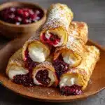 Air Fryer Cherry Cheesecake Egg Rolls Recipe