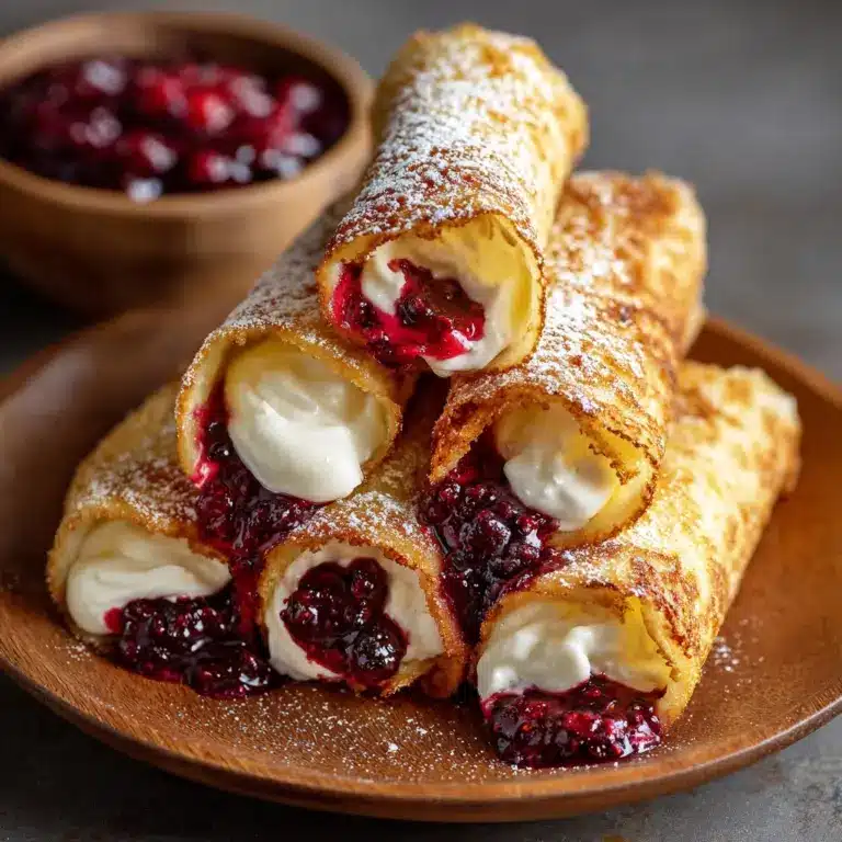 Air Fryer Cherry Cheesecake Egg Rolls Recipe