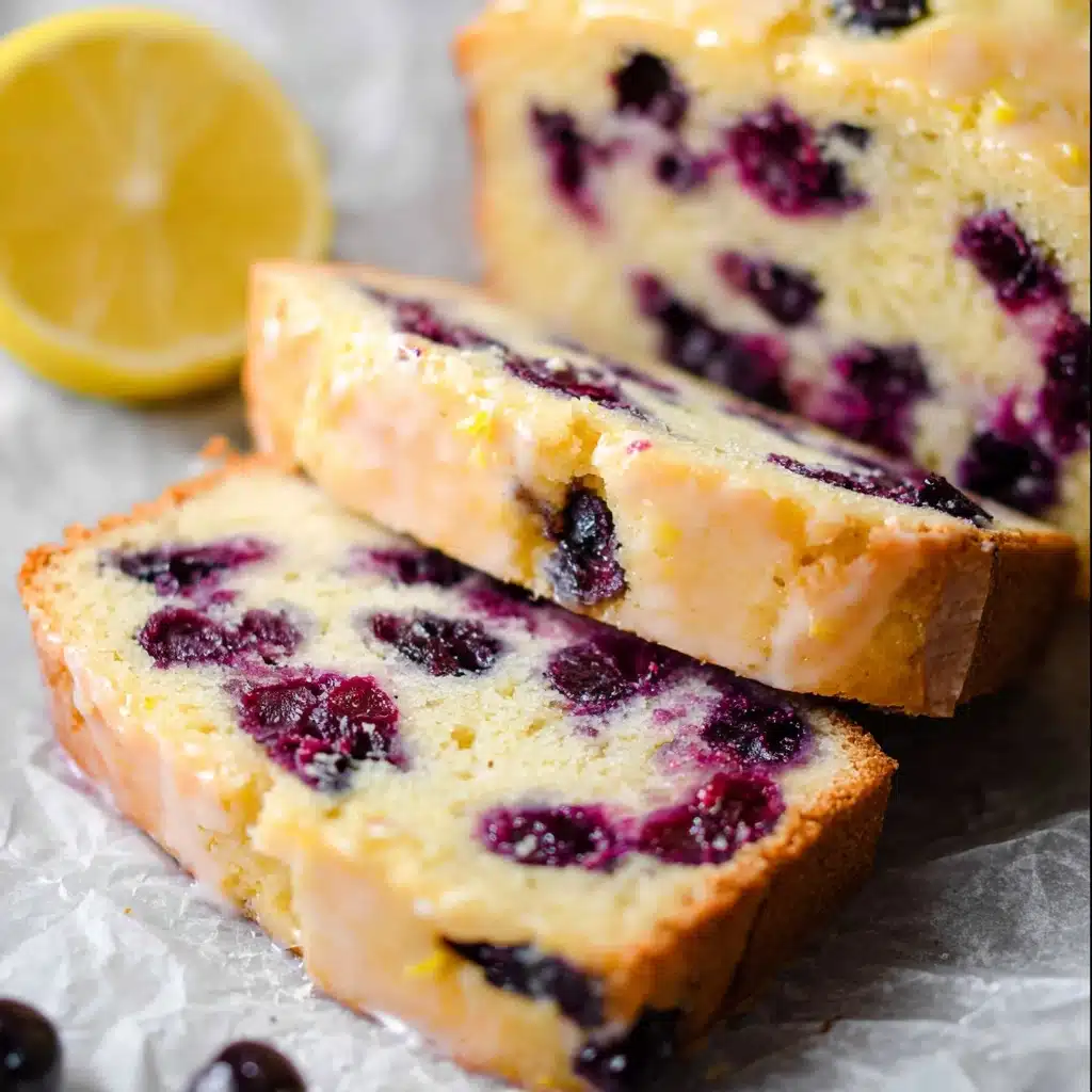 Vegan Lemon Blueberry Bread Recipe - Recipe Image