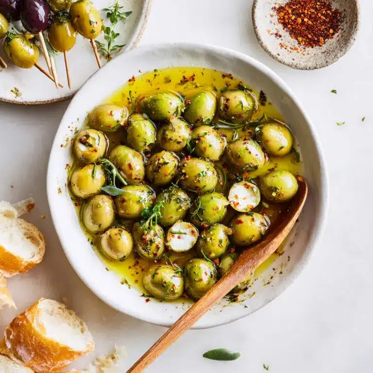 Elegant Cheese Stuffed Olives Recipe