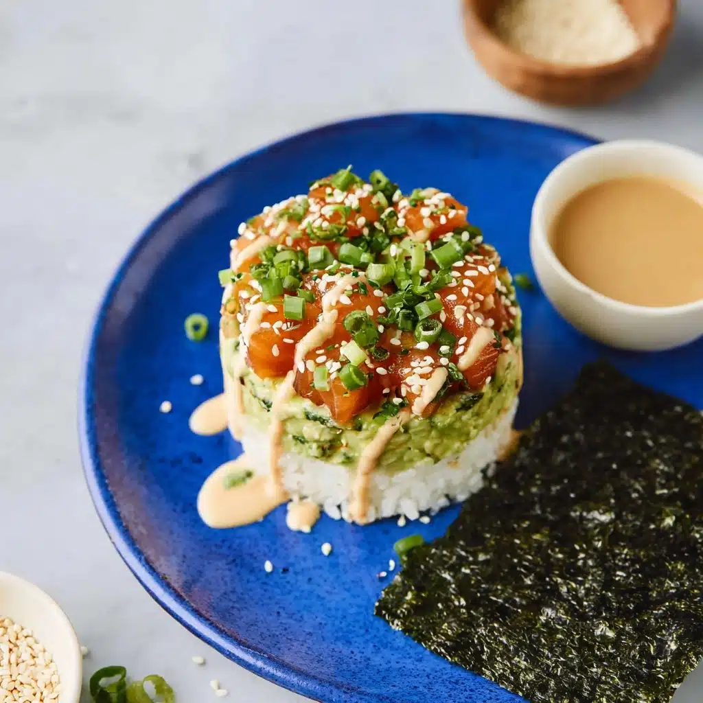 Quick & Easy Spicy Tuna Stack Recipe - Recipe Image