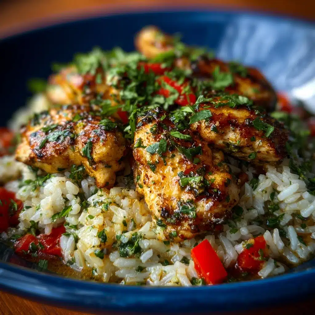 Smothered Chicken and Rice Recipe