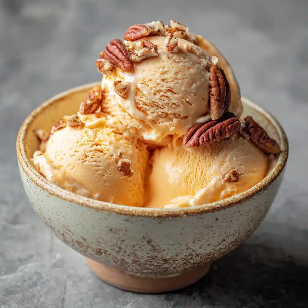 Pumpkin Pecan Frozen Yogurt Recipe - Recipe Image