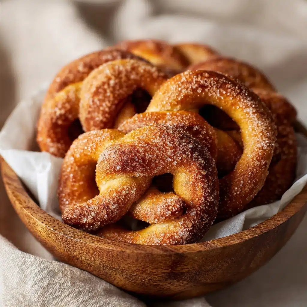 Pumpkin Cinnamon Sugar Soft Pretzels Recipe - Recipe Image