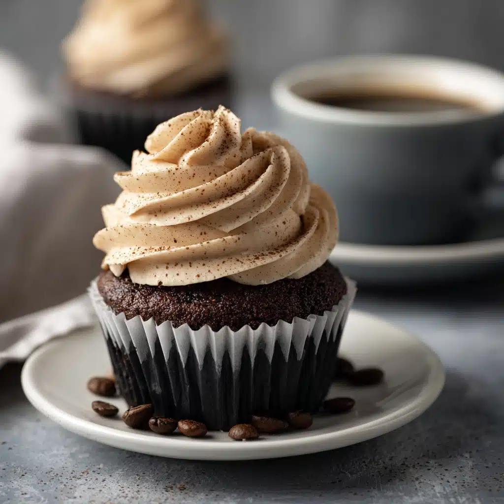 Espresso Brownie Cupcakes with Coffee Buttercream Recipe - Recipe Image