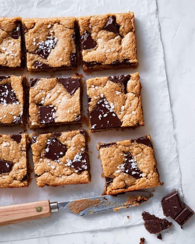 Peanut Butter Chocolate Chunk Cookie Bars Recipe
