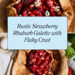 Strawberry Rhubarb Fruit Galette Recipe