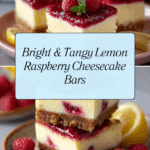 Lemon Raspberry Cheesecake Bars Recipe
