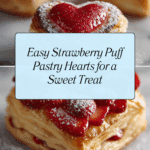 Strawberry Puff Pastry Hearts Recipe