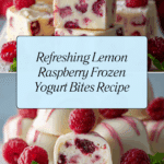 Lemon-raspberry Frozen Yogurt Bites Recipe