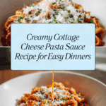 cottage cheese pasta sauce Recipe