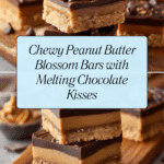 Peanut Butter Blossom Bars Recipe