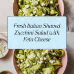 Italian Shaved Zucchini Salad with Feta Recipe