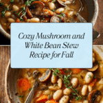 Earthy Mushroom and White Bean Stew Recipe