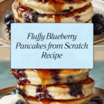 Blueberry Pancakes from Scratch Recipe