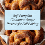 Pumpkin Cinnamon Sugar Soft Pretzels Recipe