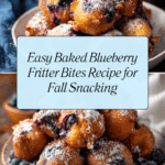 Baked Blueberry Fritter Bites Recipe